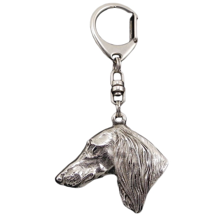 Ключодържател Saluki, Art-Dog, сплав, сребро
