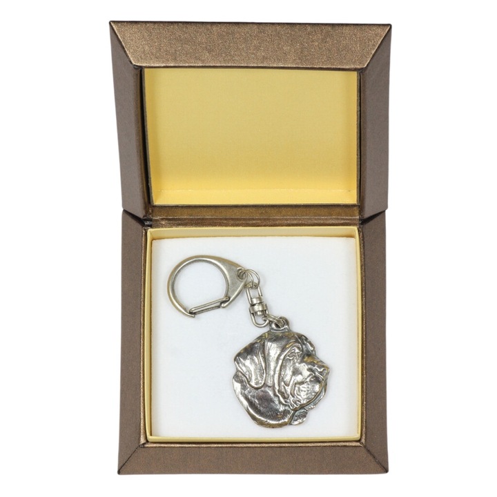 Fila Brasileiro kulcstartó, Art-Dog, ötvözet, ezüstözött