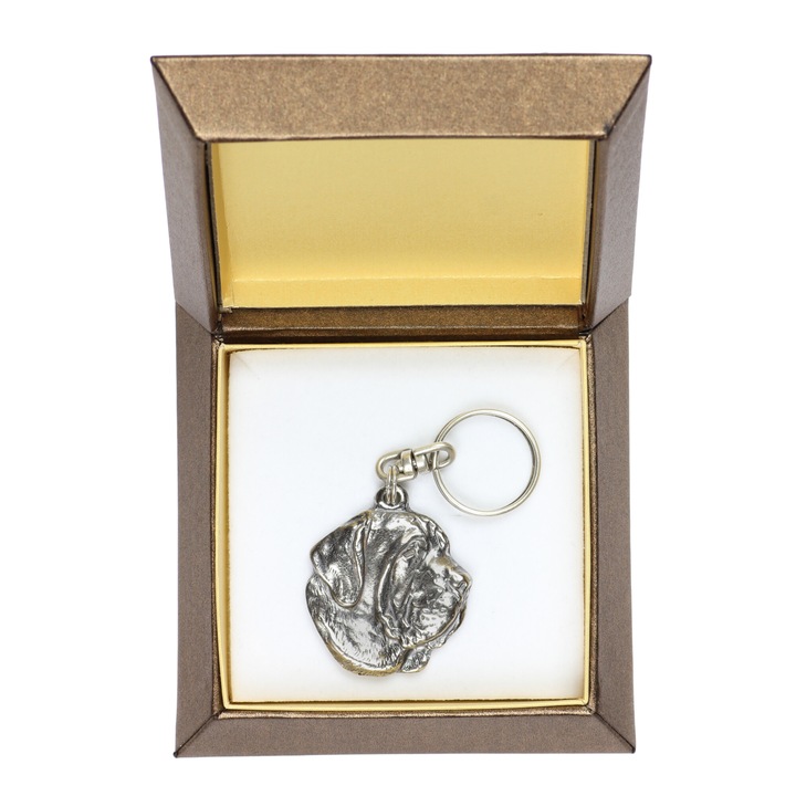 Fila Brasileiro kulcstartó, Art-Dog, ötvözet, ezüstszínű