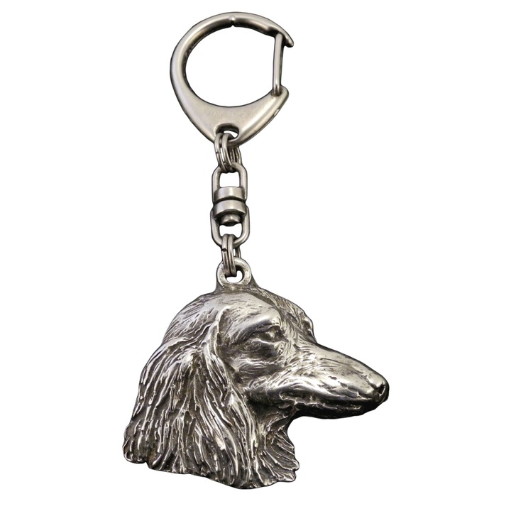 Ключодържател Charm Dachshund, Art-Dog, сплав, сребро