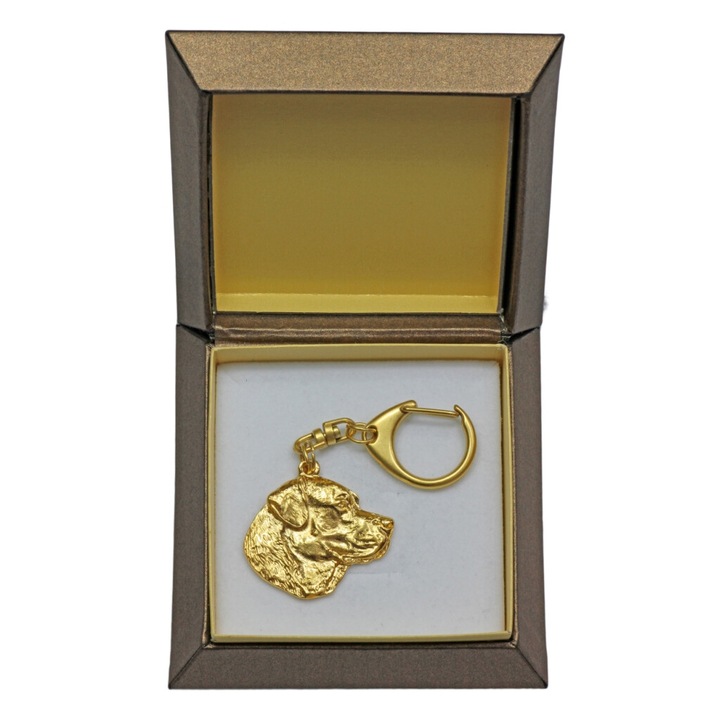 Breloc Labrador Retriever, Art-Dog, aliaj, auriu