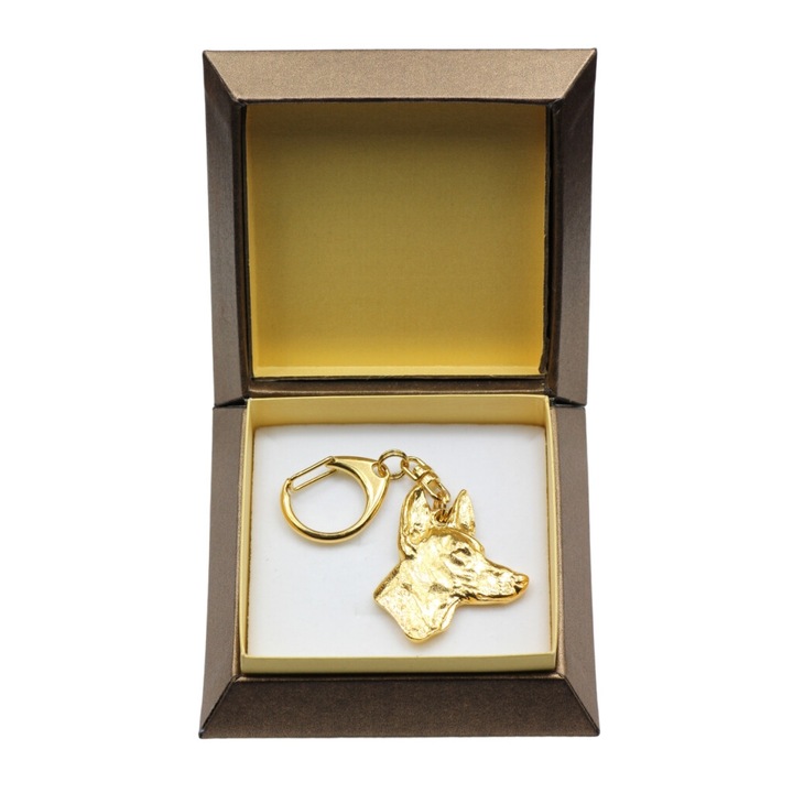 Breloc Pharaoh Hound, Art-Dog, aliaj, auriu