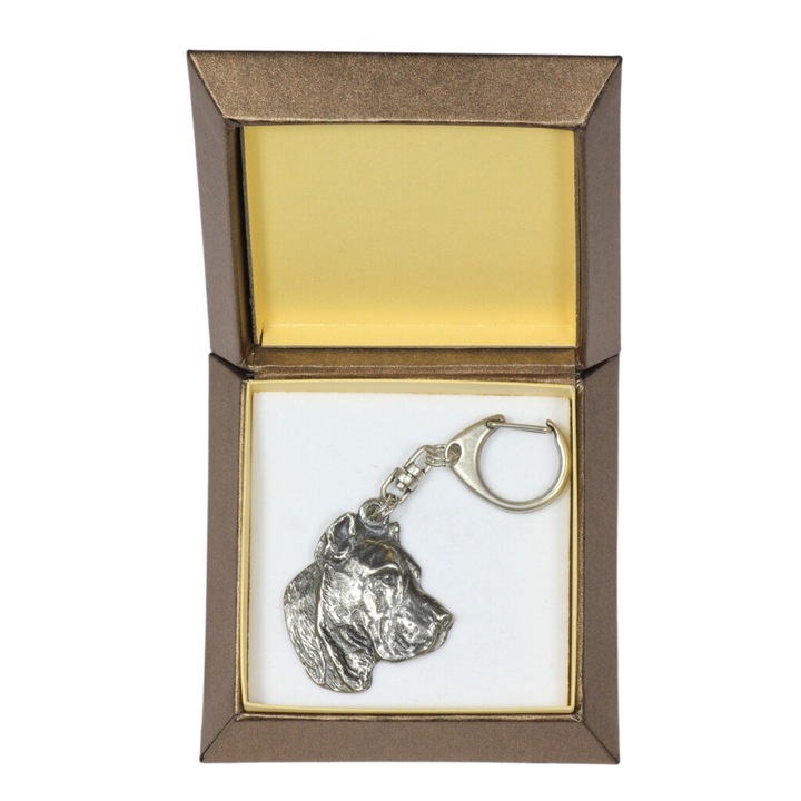 Presa Canario kulcstartó, Art-Dog, ötvözet, ezüst