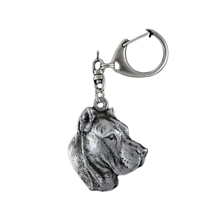 Ключодържател Art-Dog Presa Canario, алуминий, сребърно покритие, сребро