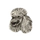 Brosa model Poodle Art-Dog, placata cu argint, cutie cadou