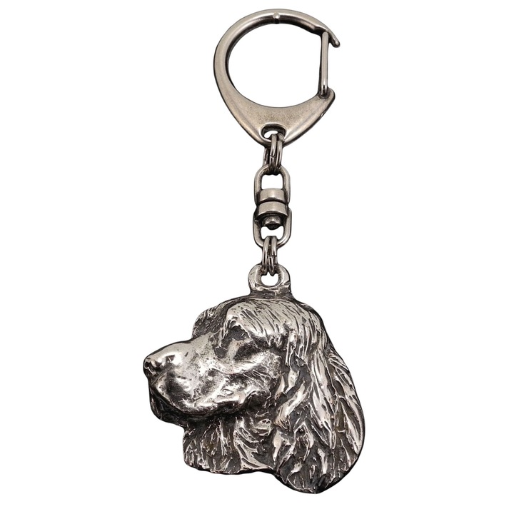 Art-Dog Welsh Springer spániel kulcstartó, ezüstözött, dekoratív
