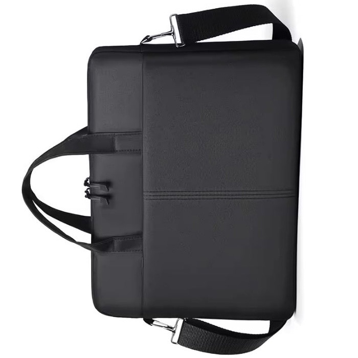 Geanta pentru Laptop 13"-14.1", Textil, 2 Buzunare, Extensie pentru umar, Negru