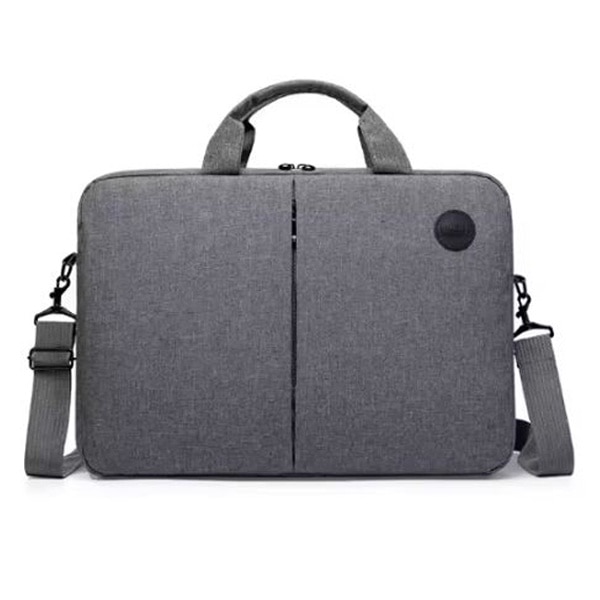 Geanta pentru Laptop 15", Textil, 4 Buzunare, Extensie pentru umar, Gri