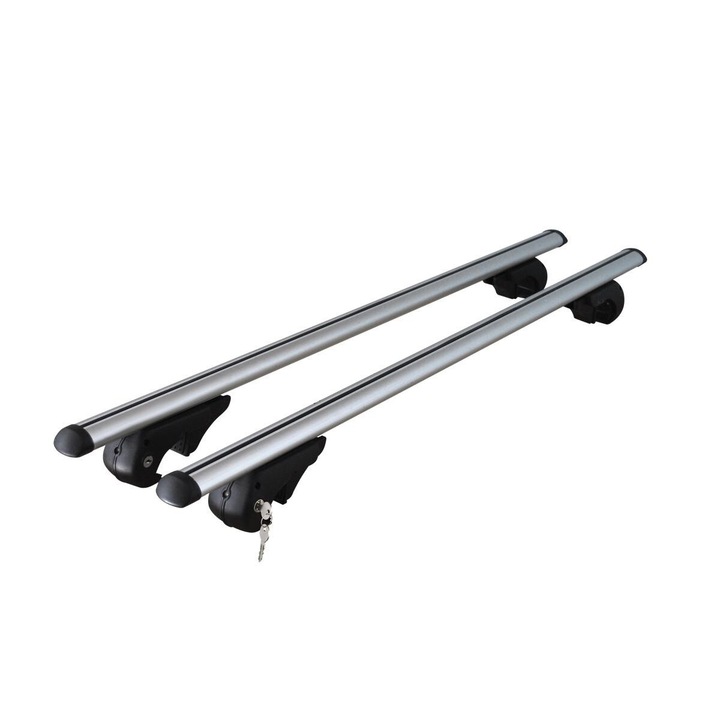 Set 2 bare portbagaj cu cheie pentru RENAULT Scenic III 2009-2016 - Aluminiu - K40