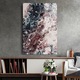 Tablou Sticla, 50x70cm, Dormitor si Living, Abstracte, Marble, Abstract Dark Red