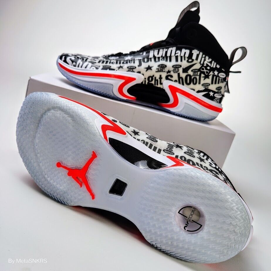 Pantofi sport barbati Nike Air Jordan XXXVI FS 36 Alb Negru - eMAG.ro