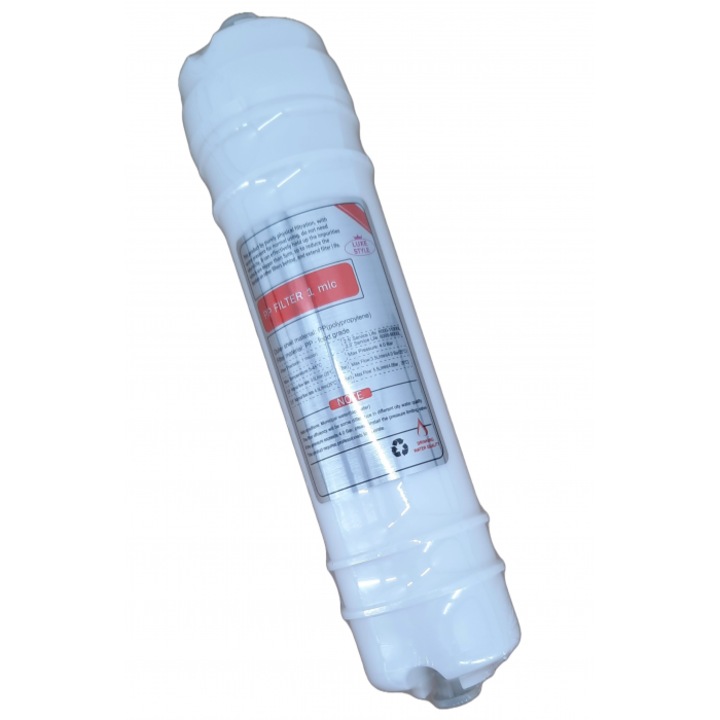 PP филтър 1 микрон, универсален, капсулован, QCF бърза връзка, за диспенсери за вода, станции за филтриране и пречистване на вода