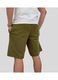 Pantaloni scurti pentru barbati cu snur, Verde, L