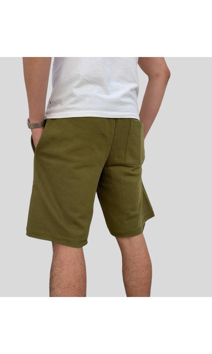 Pantaloni scurti pentru barbati cu snur, Verde, L