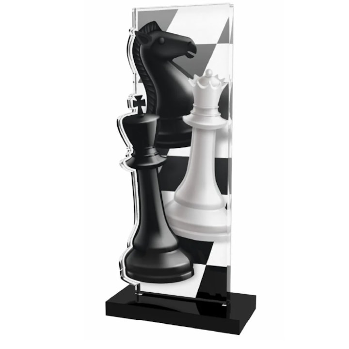 Trofeu acril Sah 22cm