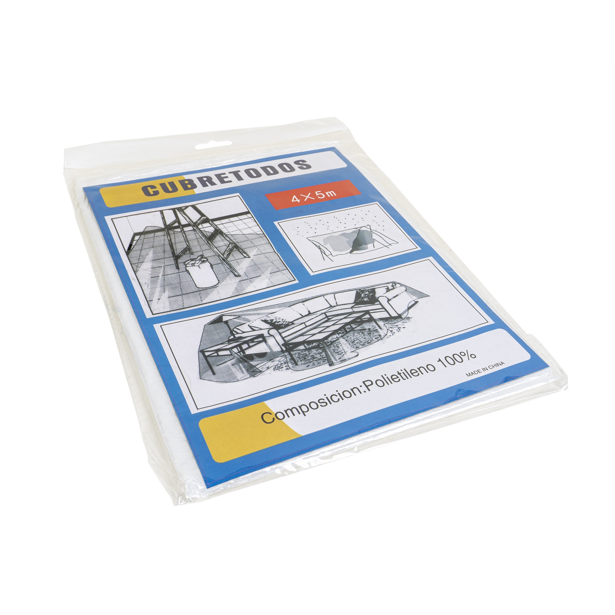 Folie protectie pentru zugrav, 4x5m Z-TOOLS / 4075 - eMAG.ro