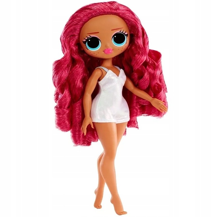 Papusa, Lol Surprise, Class Prez, Costum De Baie, Par Lung, Ochi Mari, Alb