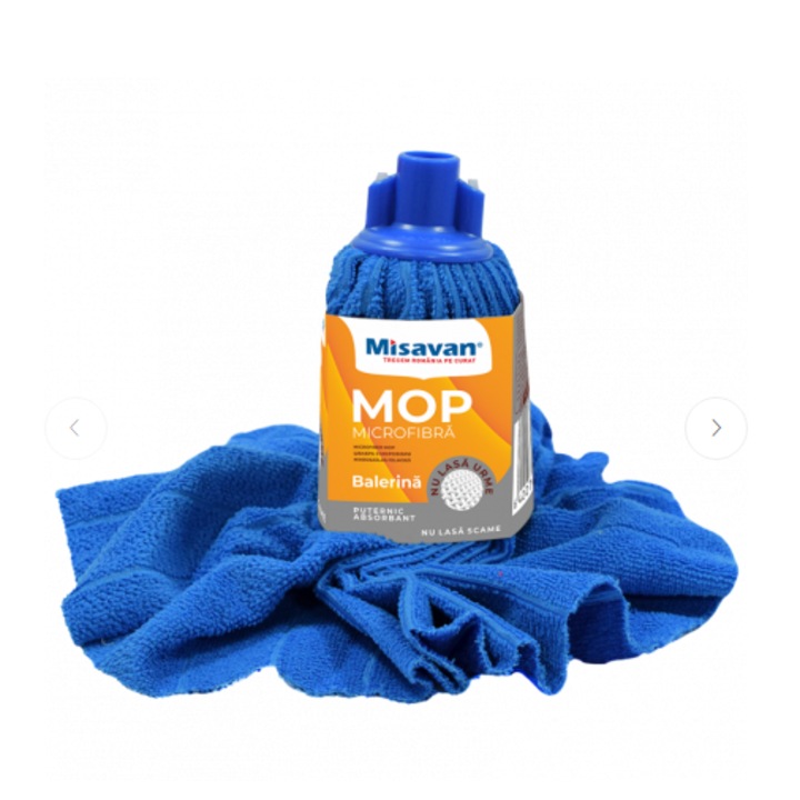 Rezerva mop Misavan, microfibra, marime M, Balerina