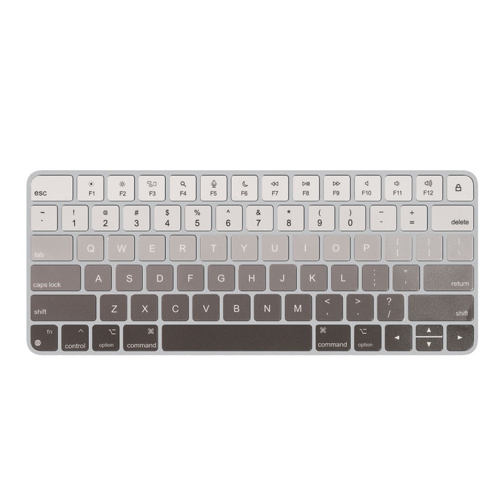 Autocolant tastatura Kwmobile pentru Apple Magic Keyboard, Multicolor, Plastic, KWM000025CS002C