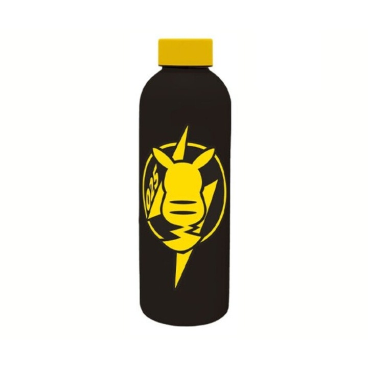 Бутилка за вода Euroswan, колекция Pokemon, алуминий, 500 мл, 23x7,3 см