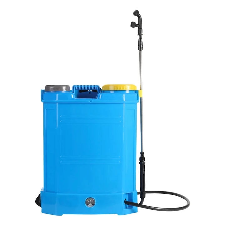 Pompa de stropit, electrica, cu acumulator, Rezervor 16L, 12V, baterie 8A, tip rucsac