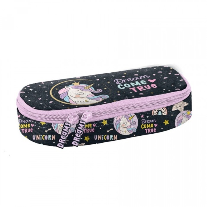 Моливник PASO UNICORN, разделен, многоцветен, 23x10x5cm