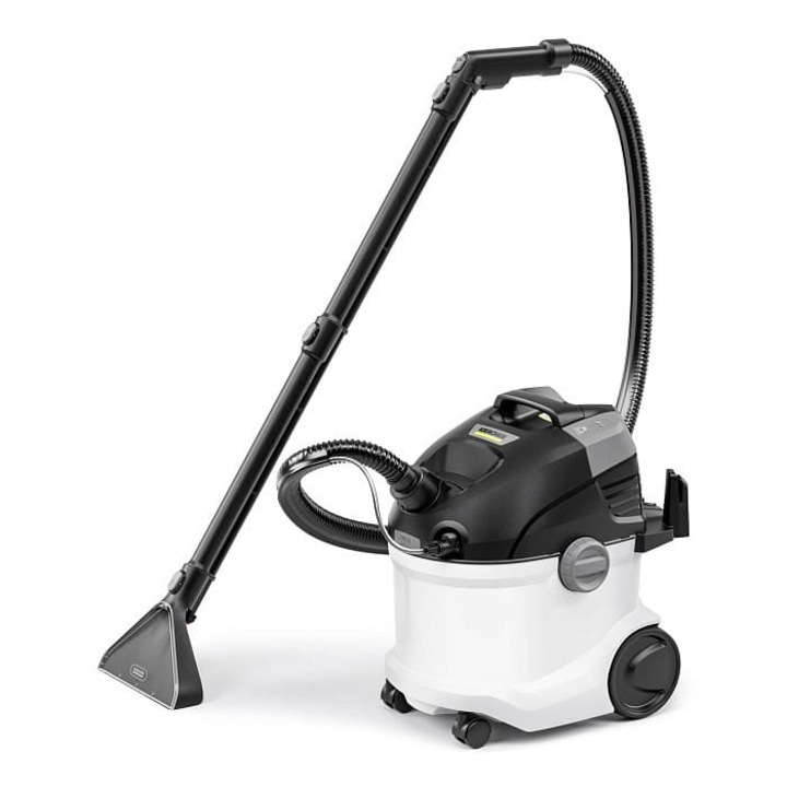 Прахосмукачка Karcher SE 5, сухо и мокро почистване, бяла/черна, 1000W, 4л