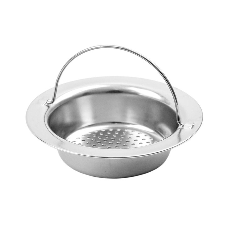 Sita scurgere chiuveta, Enforose, din otel inoxidabil, 2 buc, anti-infundare, rezistent la rugina