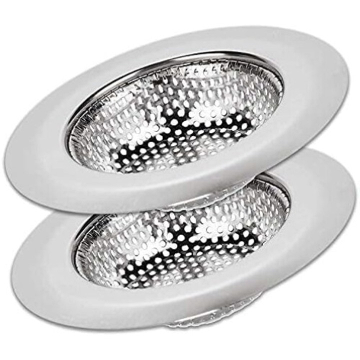 Set 2 Site pentru Chiuveta din Inox, AMRINUGL, 4.5", Rezistenti la Rugina, Usor de Curatat