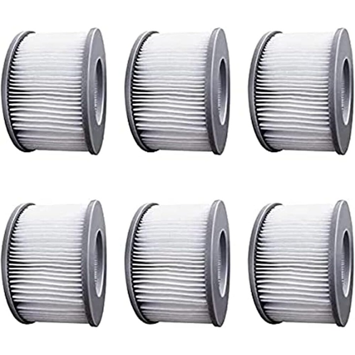 Set 6 filtre pentru piscine gonflabile MSPA, versiune imbunatatita, compatibile