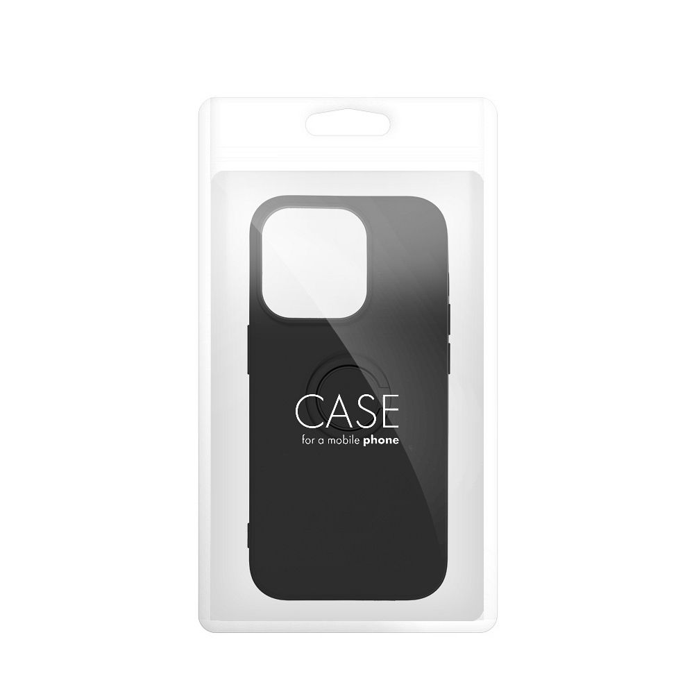 Husa pentru Xiaomi Note 13 Pro 5G DaDen cu inel rotativ 360, Silicon Premium, Camera Protection, Antisoc, Negru