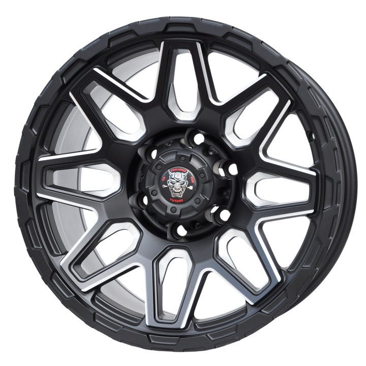 Set 4 jante aliaj PDW, JT257, 17x9 inch, 6x139.7, ET0, BL - black