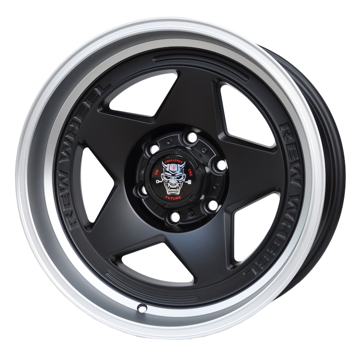Set 4 jante aliaj PDW, JT274, 17x9 inch, 6x135, ET0, BL - black