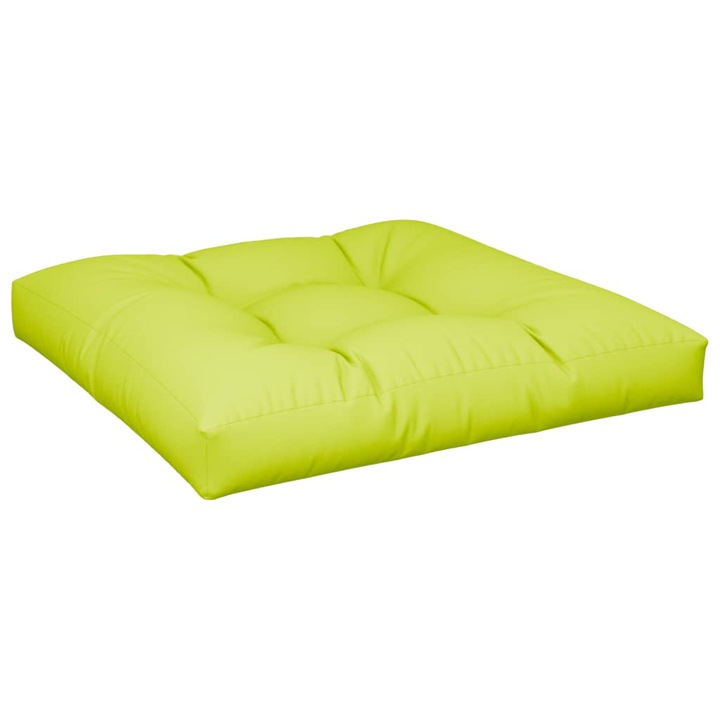 Perna pentru paleti vidaXL, verde, 70x 70x12 cm, material textil, 1.85 Kg