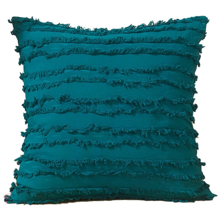 Dekoratív párnák, Jormftte, pamut, egyszerű design, zöld, 45x45cm