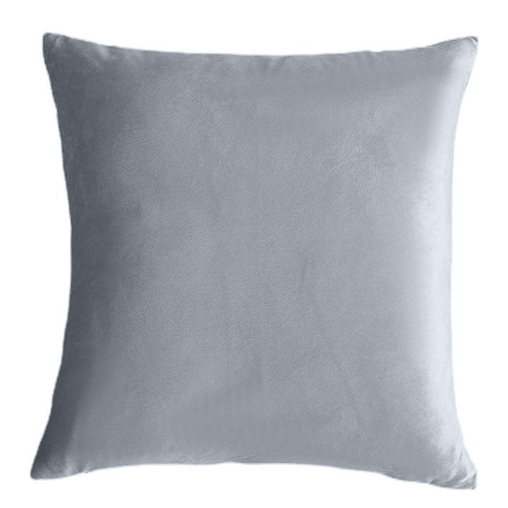 Husa perna decorativa, catifea, multicolor, 40x40cm