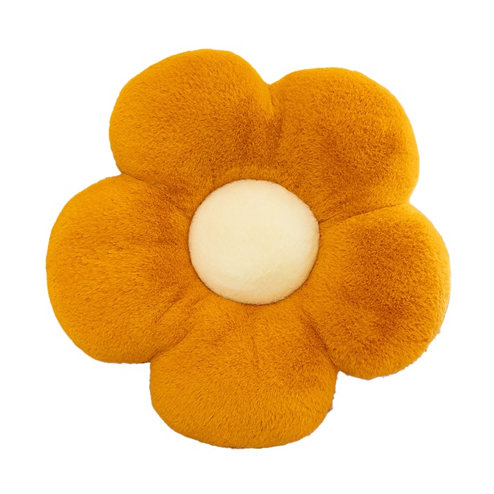 Dekoratív tollak, virág alakú, puha anyag, többszínű, 40x40cm