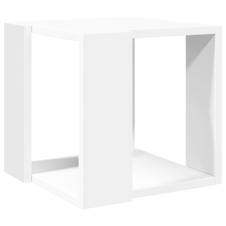 Кафе маса vidaXL, Бяла, 32x32x30 см, Инженерно дърво, 2.2 Kg