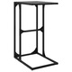 Помощна маса с прозрачно стъкло vidaXL, 40x30x61, 5 см, Стомана, 3.63 Kg
