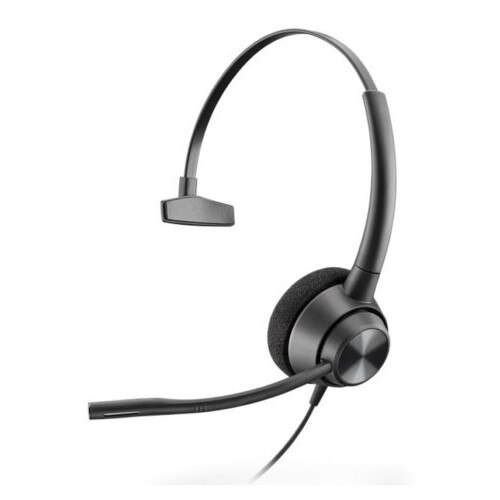 Casti cu fir Poly EncorePro 310, USB, microfon, negru
