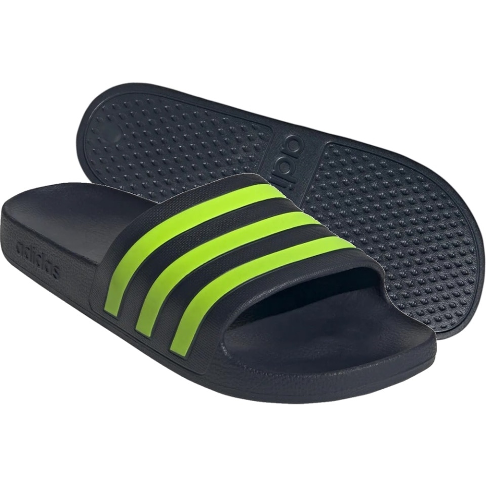 Neon Adidas Adilette Aqua Verde Adidas Adilette Aqua Slides Green