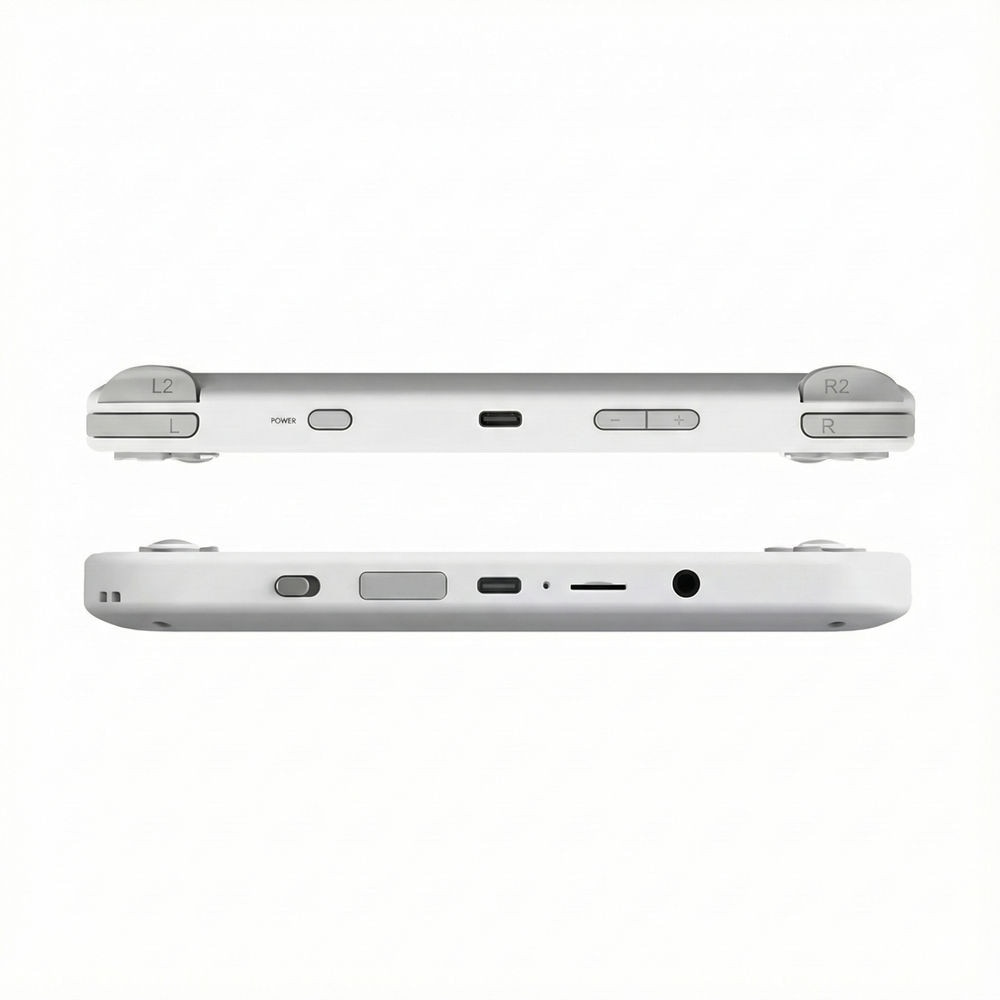 Consola retro portabila TRIMUI Smart Pro cu jocuri, quad core Cortex-A35 1.8GHz, 1GB LPDDR4, IPS LCD 4.96" 1280x720, 5000 mAh, WiFi 5, alb