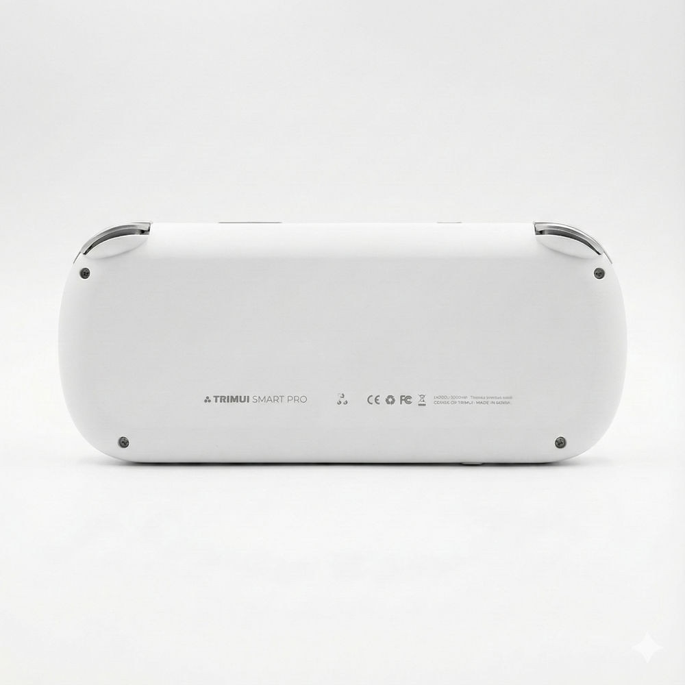 Consola retro portabila TRIMUI Smart Pro cu jocuri, quad core Cortex-A35 1.8GHz, 1GB LPDDR4, IPS LCD 4.96" 1280x720, 5000 mAh, WiFi 5, alb