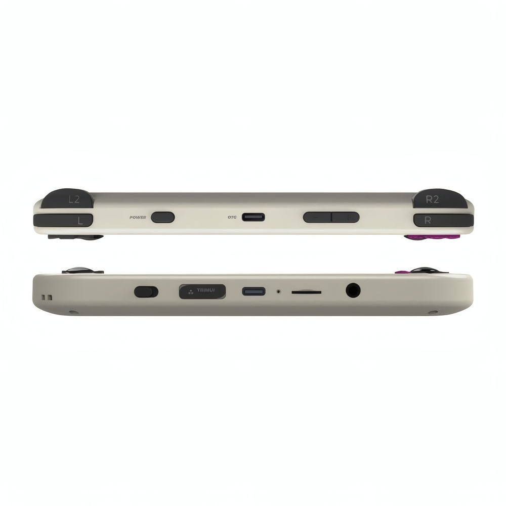 Consola retro portabila TRIMUI Smart Pro cu jocuri, quad core Cortex-A35 1.8GHz, 1GB LPDDR4, IPS LCD 4.96" 1280x720, 5000 mAh, WiFi 5, gri
