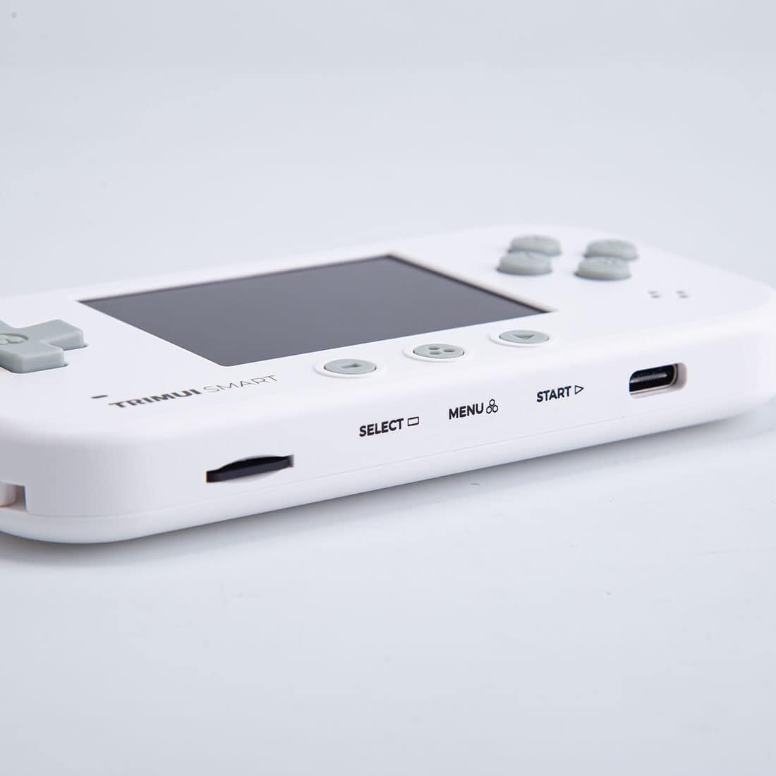 Consola retro portabila TRIMUI Smart 64GB cu jocuri, Cortex-A7 1.2GHz, 128MB LPDDR4, IPS LCD 2.4" 320x240, 1000 mAh, WiFi 4, Bluetooth 4.0, alb