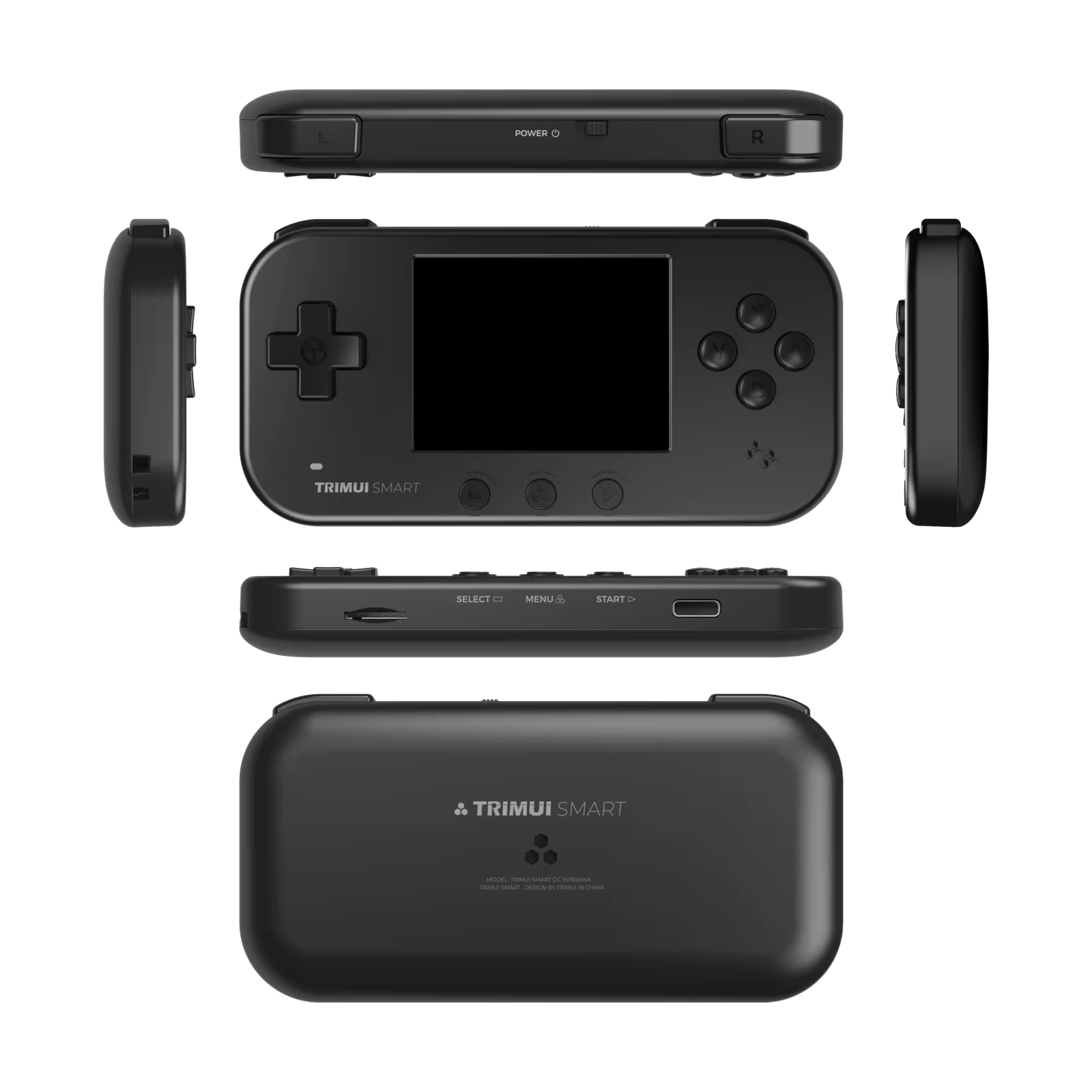 Consola retro portabila TRIMUI Smart 64GB cu jocuri, Cortex-A7 1.2GHz, 128MB LPDDR4, IPS LCD 2.4" 320x240, 1000 mAh, WiFi 4, Bluetooth 4.0, negru