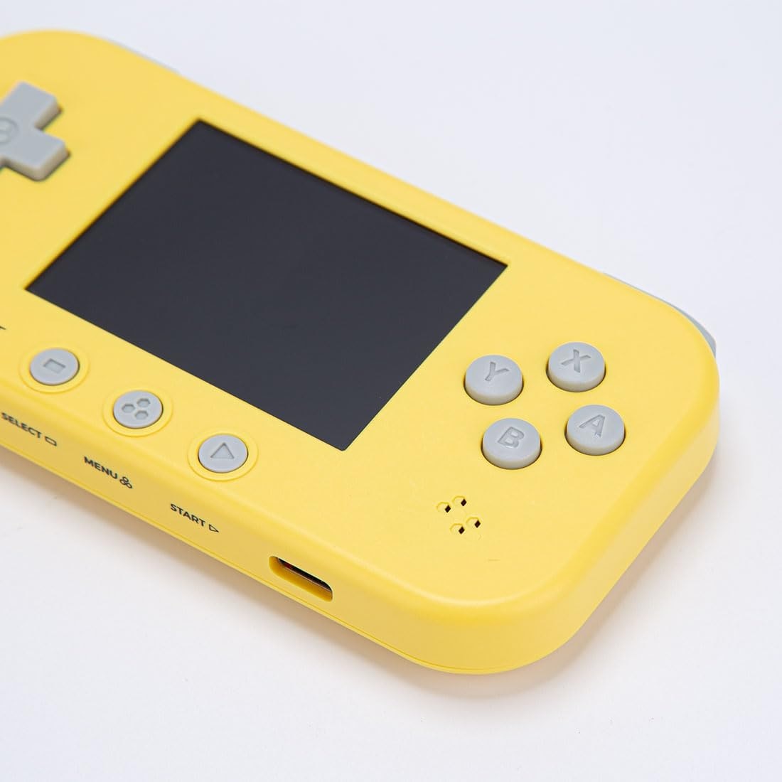 Consola retro portabila TRIMUI Smart 64GB cu jocuri, Cortex-A7 1.2GHz, 128MB LPDDR4, IPS LCD 2.4" 320x240, 1000 mAh, WiFi 4, Bluetooth 4.0, galben
