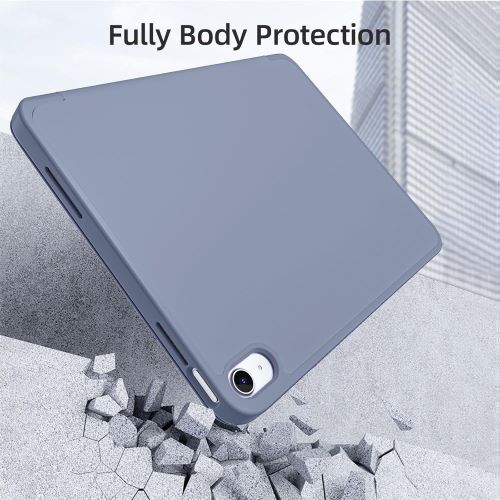 Husa Smart Cover compatibila cu Ipad Air 11 2025, M3, inchidere magnetica, Rebound Pencil, Lavanda, TELGORBCS
