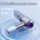 Aspirator Auto 4 in 1 Fara Fir IMA Trend® ST Plus, De Mana, Portabil cu Acumulator, Putere 100W, 3 Viteze, 15000 Pa, Functie Suflanta, Aspirare, 80000 RPM, Filtru HEPA, Incarcare USB Type-C, Uz Casnic, Acumulator 6000 mAh, Argintiu