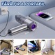 Aspirator Auto 4 in 1 Fara Fir IMA Trend® ST Plus, De Mana, Portabil cu Acumulator, Putere 100W, 3 Viteze, 15000 Pa, Functie Suflanta, Aspirare, 80000 RPM, Filtru HEPA, Incarcare USB Type-C, Uz Casnic, Acumulator 6000 mAh, Argintiu